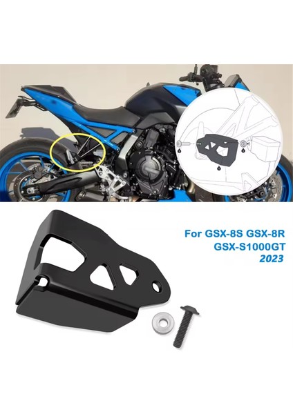 Motosiklet Arka Fren Ana Silindir Koruyucu Yağ Kutusu Koruyucu Kapak Gsx-8s Gsx-8r GSX-S1000GT 2023 (Yurt Dışından) fırsatları