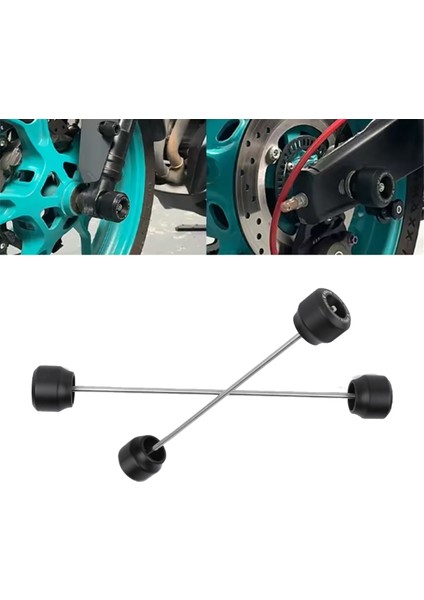 Motosiklet Ön ve Arka Tekerlek Aksları Koruyucu Ped Gövde Koruma Çubukları Yamaha Mt-03 2021-2024 Için Çarpışma Önleyici Çubuklar (Yurt Dışından) fırsatları