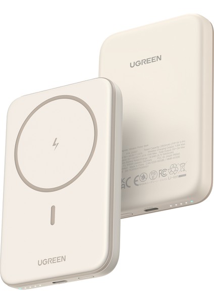 5.000 Mah Magsafe 15W Wireless Powerbank Bej - 25207