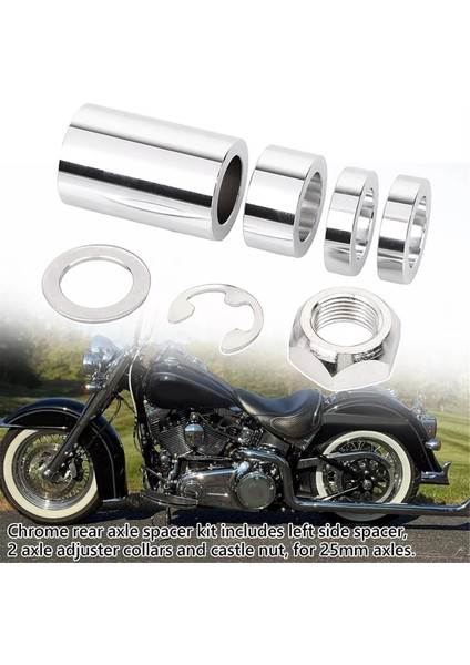 Harley Softail Flst Fsxt 2008-UP Classic Flstc Için Krom Arka Aks Ara Parçası Takımı (Yurt Dışından) fırsatları
