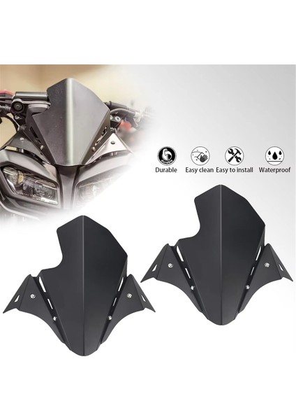 Yamaha Mt-09 MT09 2017-2020 Için Motosiklet Ön Cam Metal Hava Akışı Rüzgar Deflektörü (Yurt Dışından) indirimleri