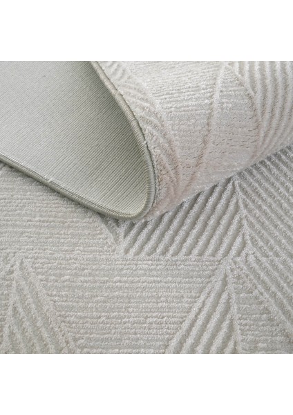 safir 8606 Gri Yolluk Geometrik Desenli Uzun Antre Hol Koridor Halısı Dokuma Yatak Odası Halı Yolluk