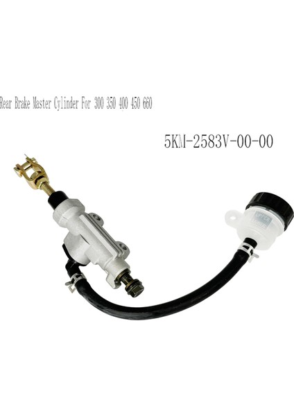 Yamaha Big Bear Grizzly Kodiak Wolverine 300 350 400 450 660 Pro-4 Pro 5KM-2583V-00-00 Için Arka Fren Ana Silindiri (Yurt Dışından)