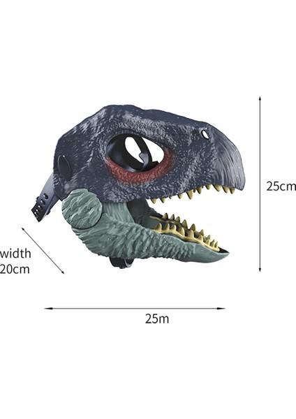 Therizinosaurus Maske Dinozorlar Cadılar Bayramı Kostüm Yaratıcı Cosplay Prop (Yurt Dışından) fırsatları