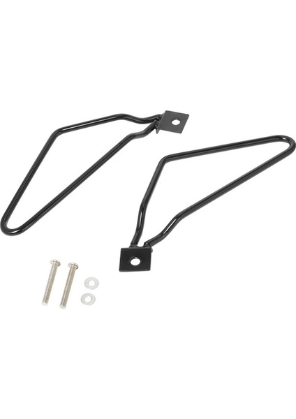 Motosiklet Eyer Çantaları Montaj Braketleri Harley XL883/1200 HD1450/1584 Siyah Desteği (Yurt Dışından)