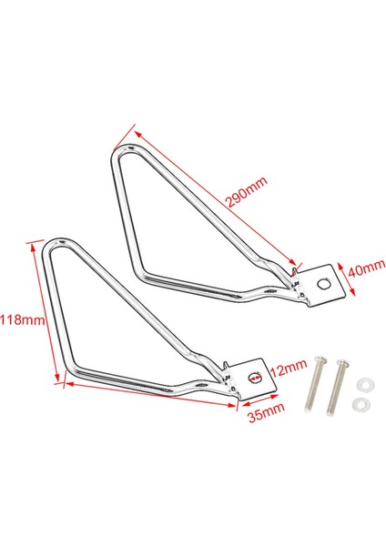 Motosiklet Eyer Çantaları Montaj Braketleri Harley XL883/1200 HD1450/1584 Siyah Desteği (Yurt Dışından) fiyatları