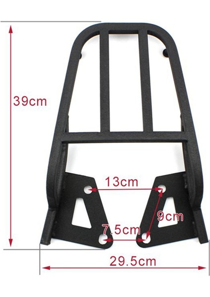 Motosiklet Bisiklet Bagaj Koltuğu Arka Kutu Kuyruk Yüzgeci Raf Metal Bagaj Rafı Takımı Koltuk Uzantısı Monkey M3 MSX125 Için (Yurt Dışından) fiyatları