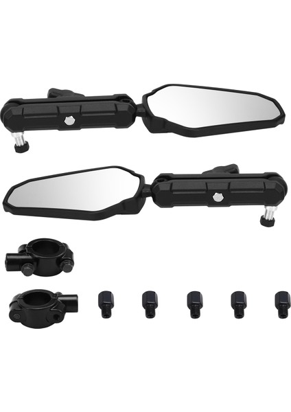 Motosiklet Dikiz Aynası Aksesuarları Ayarlanabilir Yan Aynalar Honda Transalp XL750 Xl 750 Transalp 2023 2024 (Yurt Dışından) fiyatları