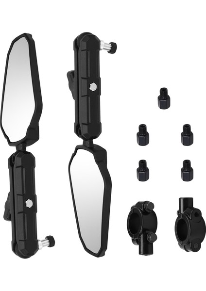 Motosiklet Dikiz Aynası Aksesuarları Ayarlanabilir Yan Aynalar Honda Transalp XL750 Xl 750 Transalp 2023 2024 (Yurt Dışından) modelleri