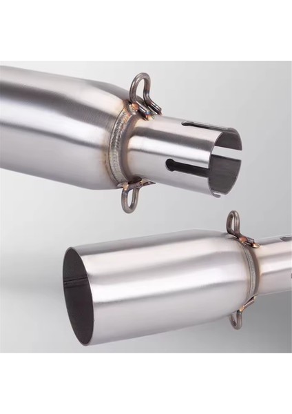 Motosiklet Modifikasyonu Egzoz Borusu Egzoz Orta Bölüm 28MM Adaptör 51MM Egzoz Bölümü Tahribatsız Kurulum (Yurt Dışından) fiyatları