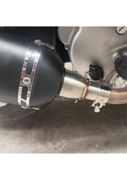 Motosiklet Modifikasyonu Egzoz Borusu Egzoz Orta Bölüm 28MM Adaptör 51MM Egzoz Bölümü Tahribatsız Kurulum (Yurt Dışından) modelleri