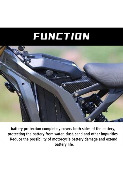 Pil Kilidi Kapağı Pil Bölmesi Surron Light Bee X/s X160 X260 Elektrikli Kir Bisikleti Parçaları Için Koruyun (Yurt Dışından) fiyatları