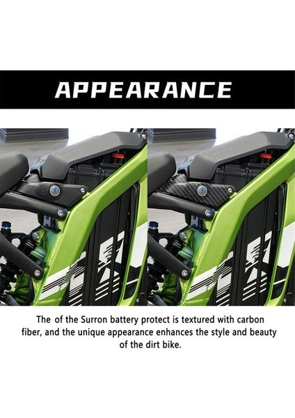 Pil Kilidi Kapağı Pil Bölmesi Surron Light Bee X/s X160 X260 Elektrikli Kir Bisikleti Parçaları Için Koruyun (Yurt Dışından) fırsatları