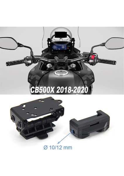 Motosiklet 10/12MM Telefon Standı Tutucu Navigasyon Braketi Bmw R1200GS Honda CB500X Akıllı Telefon Braketi (Yurt Dışından) fiyatları