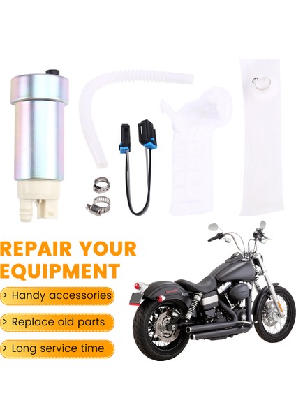 Harley-Davidson Dyna Super / Wide Glide Fat Bob 75310-07 62109-07 Için Regülatörlü Yakıt Pompası Tank Conta Süzgeci (Yurt Dışından) fırsatları