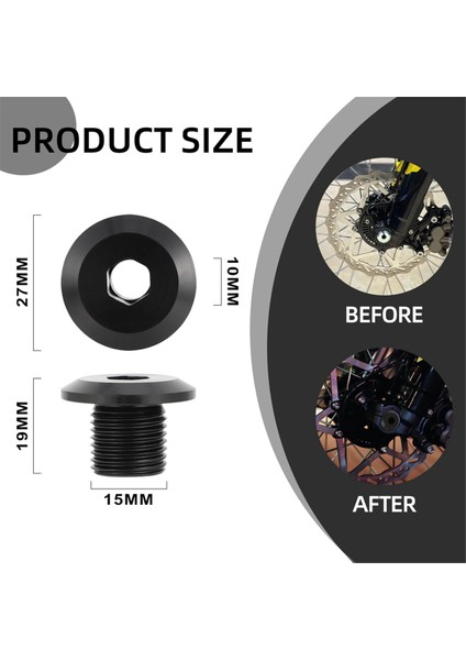 Surron Ultra Bee Ön Tekerlek Aks Somunu Ön Çatal Aks Somunu Vidaları Kir Bisikleti Parçaları (Yurt Dışından) modelleri