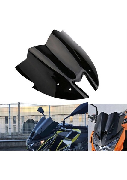 Motosiklet Ön Cam Deflektörü Rüzgar Deflektörü Koruyucu Kılıf Kawasaki Z800 ZR800 2013-2015 (Yurt Dışından) fiyatları