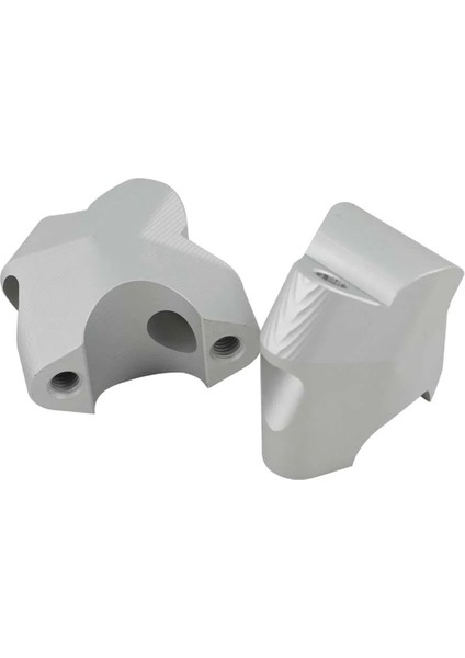 Motosiklet Gidon Yükseltici Kelepçe Gidon Geri Hareket Ettirme Montajı Cfmoto Cf Moto 800MT MT800 Gümüş Için Uzatma Adaptörü (Yurt Dışından)