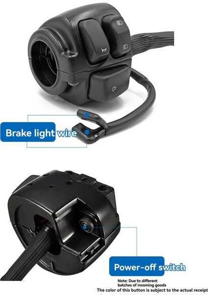 Motosiklet 25MM Gidon Anahtarı Seyir Farı Kontrol Anahtarı Harley Softail Dyna Sportster Xl 883 Crown Prince A (Yurt Dışından) modelleri