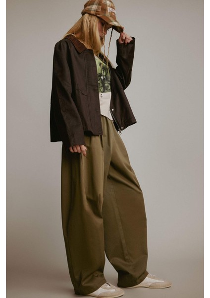 Coool Baggy Fit Normal Bel Gabardin Pantolon F7809AX25AU