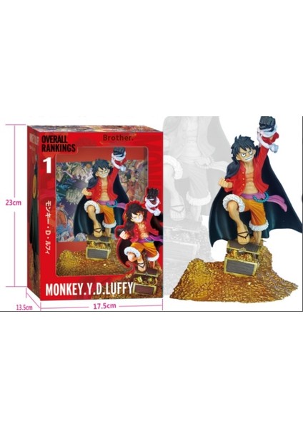 Tek Parça Anime Periferik Büyük Figür Kimono Savaş Versiyonu 100 Sahne Luffy Sanatı Zoro Modeli Süsleri (Yurt Dışından)