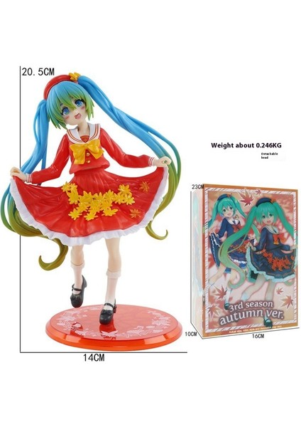 Hatsune Miku Şekil Uyuyan Güzel Pvc Yastık Hatsune Peri Masalı Harikalar Diyarı Güzel Kız Araba Süsleme Bebek Modeli (Yurt Dışından)