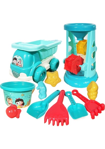 Bebek Plaj Oyuncakları Kum Saati Kum Kovası Kürek Bebek Kum Araçları Kum Oynamak (Yurt Dışından)