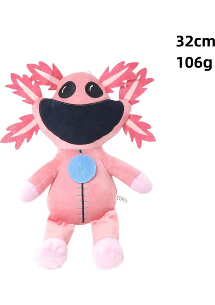 Gülümse Korkunç Peluş Oyuncak Koca Ağızlı Cehennem Mor Kedi Bobbi Heykelcik Semender (Yurt Dışından)