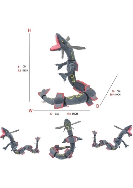 Büyük Pokemon Peluş Tudai Kaplumbağa Sarı Kaya Kurdu Zorua Tyrannosaurus Rex Ateş Püskürten Ejderha Oyuncak Bebek Hakklon (Yurt Dışından)