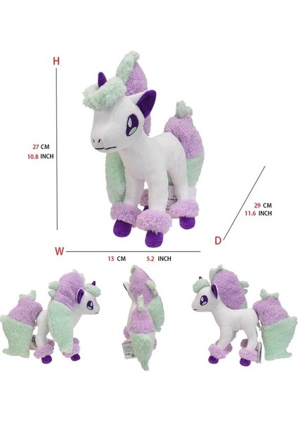Büyük Pokemon Peluş Tudai Kaplumbağa Sarı Kaya Kurdu Zorua Tyrannosaurus Rex Ateş Püskürten Ejderha Oyuncak Bebek Kalyon Küçük Ateş Atı (Yurt Dışından)