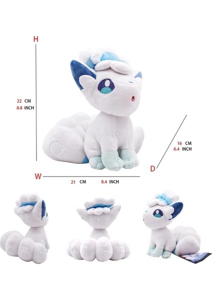 Pokemon Peluş Tudai Kaplumbağa Sarı Kaya Kurdu Zorua Tyrannosaurus Rex Ateş Püskürten Ejderha Oyuncak Bebek Buz Altı Kuyruk (Yurt Dışından)