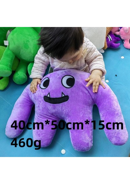 Bamban Bahçe Bebeği Anaokulu Canavarı Peluş Oyuncak Çocuk Bebek Mor Cüce 40CM (Yurt Dışından)