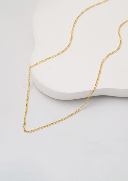 Ince Figaro Zincir 14 Ayar Altın 50 Cm. modelleri