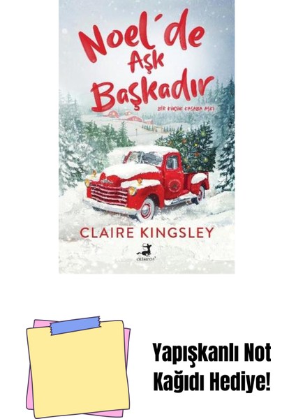 Noel'de Aşk Başkadır + Yapışkanlı Not Kağıdı