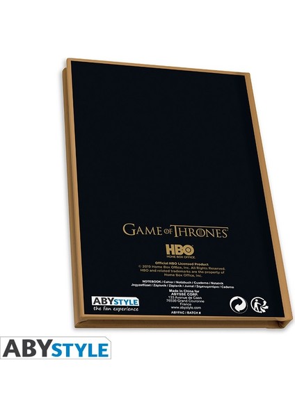 Game Of Thrones - Pck MUG250ML + Keychain + Notebook "targaryen" Defter + Mug + Anahtarlık Hediye Seti - ABYPCK165 fırsatları