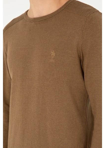 Erkek Haki Melanj Kazak /Triko 50288888-VR125