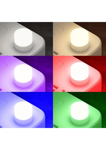 USB Mini Rgb LED Lamba – Rgb Otomatik Renk Döngüsüyle USB Gece Lambası modelleri