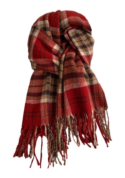 Kalınlaştırılmış Sıcak Yün Atkı (Yurt Dışından)