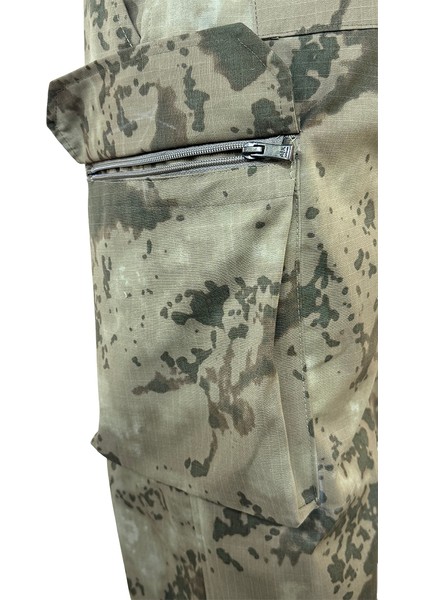 Kıbrıs Çöl Kmf.wr Yeşil+Bej Xl Pantolon