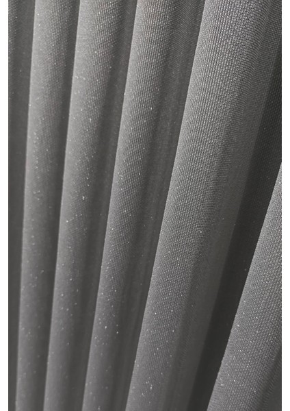 Velara Pırıltılı Tül Perde – Modern Salon, Gri, Ultra Dökümlü 1x3 Sık Pile indirimleri