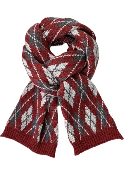 Kalınlaştırılmış Sıcak Yün Atkı (Yurt Dışından)