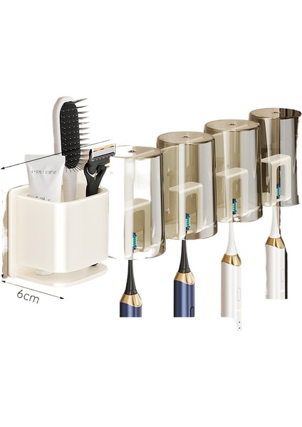 Diş Bardağı ve Diş Fırçası Delgeçsiz Raf (Yurt Dışından)