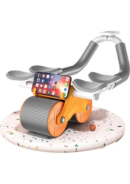 Karın Tekerleği Otomatik Geri Tepme Karın Eğitmeni Ev Fitness Ekipmanları (Yurt Dışından)