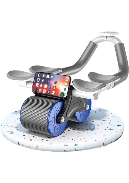 Karın Tekerleği Otomatik Geri Tepme Karın Eğitmeni Ev Fitness Ekipmanları (Yurt Dışından)