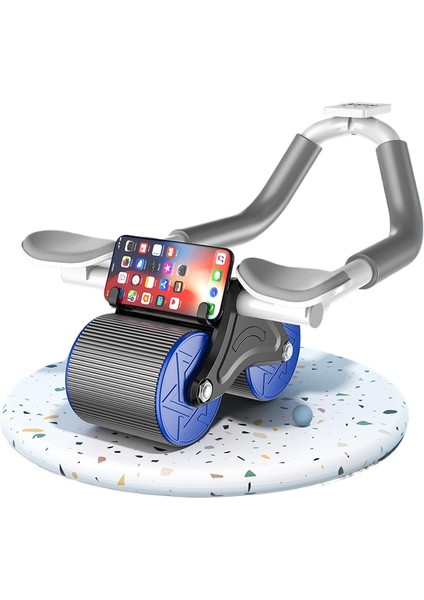 Karın Tekerleği Otomatik Geri Tepme Karın Eğitmeni Ev Fitness Ekipmanları (Yurt Dışından)