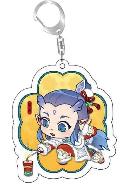 Nezha Karikatür Anahtarlık (Yurt Dışından)