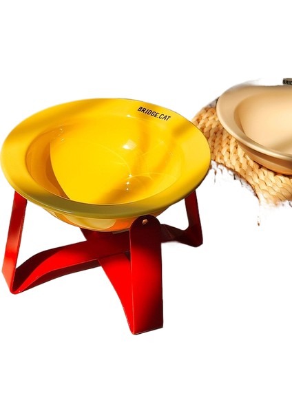 Seramik Kedi Kabı Siyah Çene Önleyici Pet Kase (Yurt Dışından)