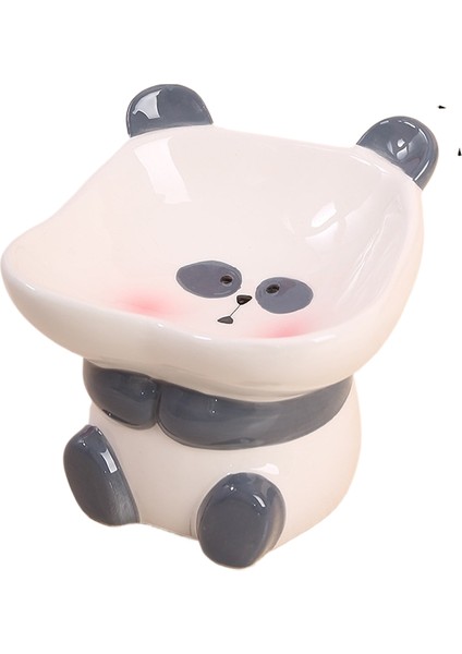 Seramik Kedi Kabı Siyah Çene Önleyici Pet Kase (Yurt Dışından)