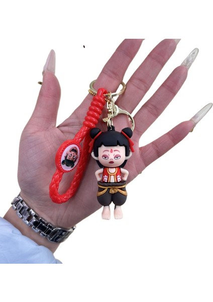 Nezha Karikatür Anahtarlık (Yurt Dışından)