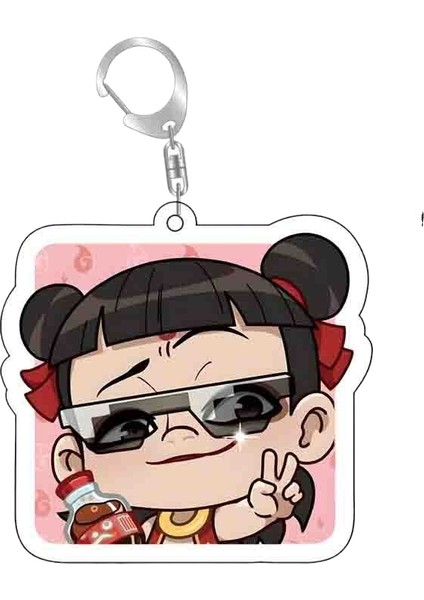 Nezha Karikatür Anahtarlık (Yurt Dışından)